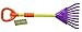 Ideal Kid's Garden Party Rake, Colors may vary