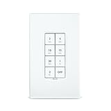 Insteon 2486DWH8 KeypadLinc Insteon 8-Button Scene Control Keypad with Dimmer, White