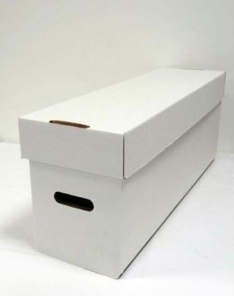 3 LONG COMIC STORAGE BOXES (COMICARE) - HOLD 300 COMICS EACH (SUPPLY123)
