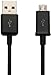 Genuine 1A Sony Xperia M5 SmartPhone Compact Wall Charger with Detachable High Power MicroUSB 2.0 Data Sync Cable! (Black / 110-240v)