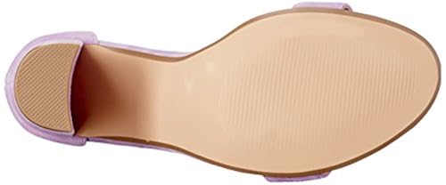 Steve Madden Women's Carrson Heeled Sandal, Lavender Suede, in