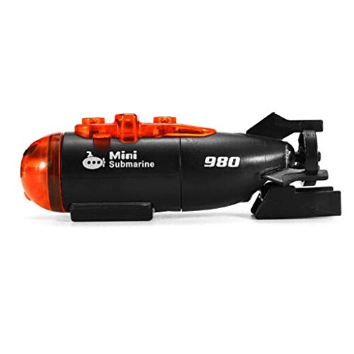Mini RC Submarine Remote Control Boat Ship Model Electronic Water Toy Waterproof Diving for Swimming Pool, Fish Tank Kids Gift - Thumbnail 6