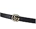 Belt.com Luxury Designer GG-Style Women Girl Fashion Belt [2.5CM Width] (Black, 115CMfor Waist 34-38