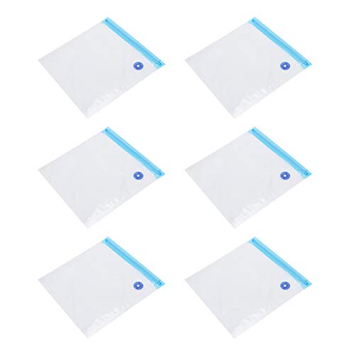 6-delige Vacuümzakken met Ritssluiting Opslag van Voedselverzegelaars Herbruikbare Verzegelde Zakken met Dubbellaagse… - Image 4