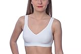 Barely There (BALI) Comfort Flex Fit Wire-Free Bra, White/Medium