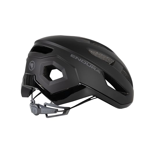 Endura Unisex Erwachsene Xtract Fahrradhelm | Geformte Konstruktion | Rennrad | Atmungsaktiv | Verstellbar Helm, Schwarz, S-M thumbnail 2