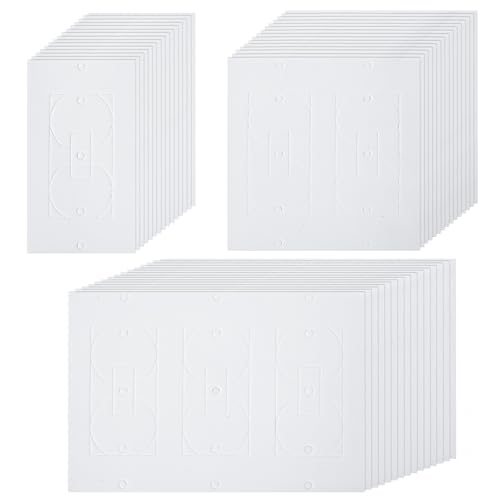 100 PCS Electrical Outlet Insulation Pads, Outlet Insulators and Draft Sealers, Foam Gasket for Electrical Outlets Plates, Wall Insulation Gasket for Switch Covers, Switch Plate Insulations