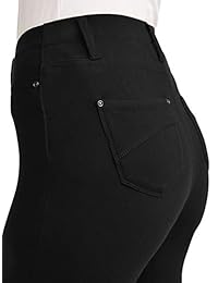 Tiempo y True Negro hollín Capri Jegging