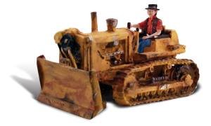 Autoscene Dewie's Dozer w/Figure HO Scale Woodland Scenics