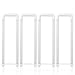 Hyperikon U-Bent LED Light Tube, T8 T12, 2x2ft, 18W (40W Equiv.), Fluorescent Replacement, Ballast Bypass, 4000K Frosted, High Output 2000 Lumens, Shatterproof, Shop Light for Garage, Office - 4 Pack