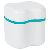 Attractive Denture Bath With Basket - European Style - Large - Teal