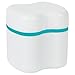 Attractive Denture Bath With Basket - European Style - Large - Teal