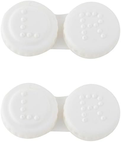 Affable Jazzeyewear Mini Plastic Contact Lens Case Storage Box - Pack of 2