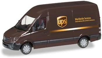 Amazon Com Herpa Vehicle Mercedes Benz Sprinter Box Hd Ups Toys Games