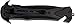 TAC Force TF-719BK Assisted Opening Folding Tactical Knife 4.5-Inch Closed, Black Blade, Black Handle