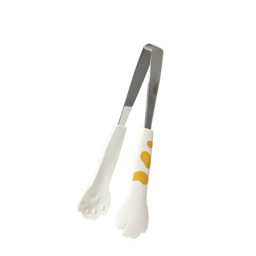 Miya Catch Cat Tongs, 7-Inch, White