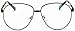 SojoS Aviator Clear Lens Metal Frame Men Women Glasses Eyeglasses Eyewear SJ5004