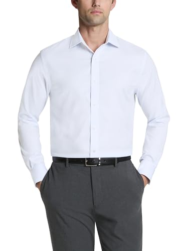 Tommy Hilfiger Men's Dress Shirt Slim Fit Essentials Blue