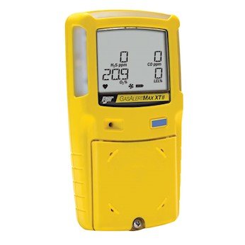 BW Technologies Gas Alert Max XT II Four Gas Detector, O2/CO/H2S/LEL