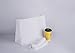 GSSUSA Large Paper Bags with Handles16x6x12 White 50Pcs, Kraft Paper Shopping Bags Bulk for Small Business, Valentines Day, Grocery, Boutique, Merchandise