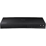 Samsung Blu-ray DVD Disc Player With Built-in Wi-Fi 1080p & Full HD Upconversion, Plays Blu-ray Discs, DVDs & CDs, Plus 6Ft High Speed HDMI Cable, Black Finish (Certified Refurbished)