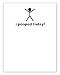 I Pooped Today! Funny Stationery Gift Notepad 4.25" x 5.5", 50-sheet