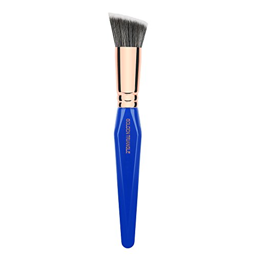 Bdellium Tools Professional Makeup Brush Golden Triangle Series - Slanted Precision Kabuki 956