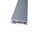 M-D Building Products 67109 72 in. Mill Aluminum Snap-on Sill Threshold Extender