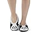 GLENMEARL Womens Warm Cozy and Lovely Animal Non-Skid Knit Indoor Home Floor Slippers Socks for Adults Girls … (6.5-8.5, Black Panda)