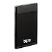BIPRA 250GB 250 GB External Portable Hard Drive Includes One Touch Back Up Software - Black - FAT32 (250GB)