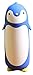 Penguin Insulated Water Bottle - Stainless Steel Vacuum Thermos Double Walled Bottle Flask Travel Mug for Kids, Students, 9.6oz, Blue