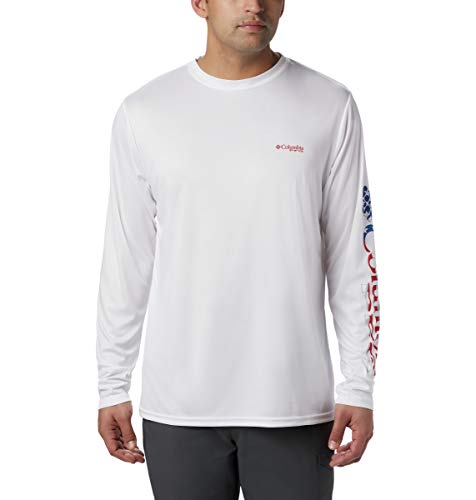 T-shirt à Manches Longues Terminal Tackle PFG Fish Flag Homme   Tailles Fortes 1872662