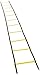 Amazon Basics Nylon Agility Workout Training Ladder - 15 Feet, Yellow and Black