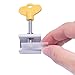 Favide 8 Pack Adjustable Sliding Window Locks Aluminum Alloy Window Security Locks with Key for Home
