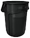 Rubbermaid Commercial Products FG264360BLA BRUTE Heavy-Duty Round Trash/Garbage Can, 44-Gallon, Black