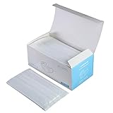 WensLTD 50 Pcs Disposable Face Masks, 4 Layer Activated Carbon Mask Breathable Dust Filter Masks Mouth Cover Masks with Elastic Ear Loop (White)