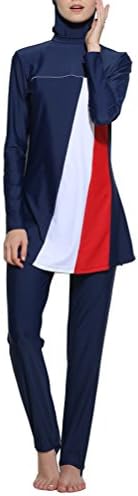 Zhhmeiruian Muslims Swimwear Modest Swimsuit Swimming Costume for Girls Hijab