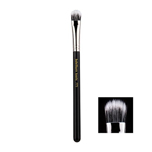 Bdellium Tools Maestro Series Duet Fiber Shader Brush, Black