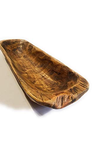 Baguette Dough Bowl, Decorative Bowl, Table Center Piece, Decorative Wood Bowl The New Dawn Bowl - Thumbnail 3