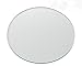 Wisamic Borosilicate Glass Plate Bed 120mmx3mm Round for Monoprice Mini Delta 3D Printer, etc