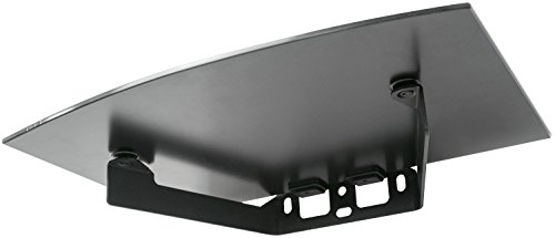 VIVO Floating Wall Mount Tempered Glass Shelf for DVD Player, Audio, Gaming Systems, Streaming Devices (MOUNT-SF011)