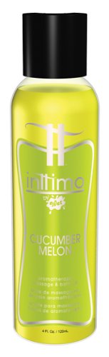 Wet Massage Oil Intimo Cucumber Melon 4Oz by Erotic Favors