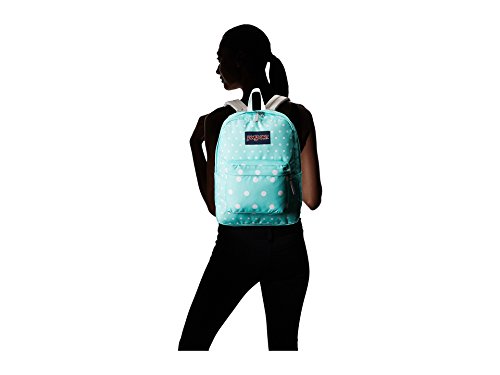 JANSPORT Superbreak 25L Backpack Aqua Dash Spots, One Size
