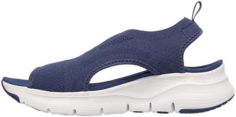 Arch Fit City Catch Damen Sandalen, Navy Knit, 40 EU