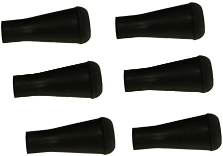 oulay 6pcs Safety Soft Rubber Blunt Broadheads Arrow Tips Archery Practice Internal Dia 6mm