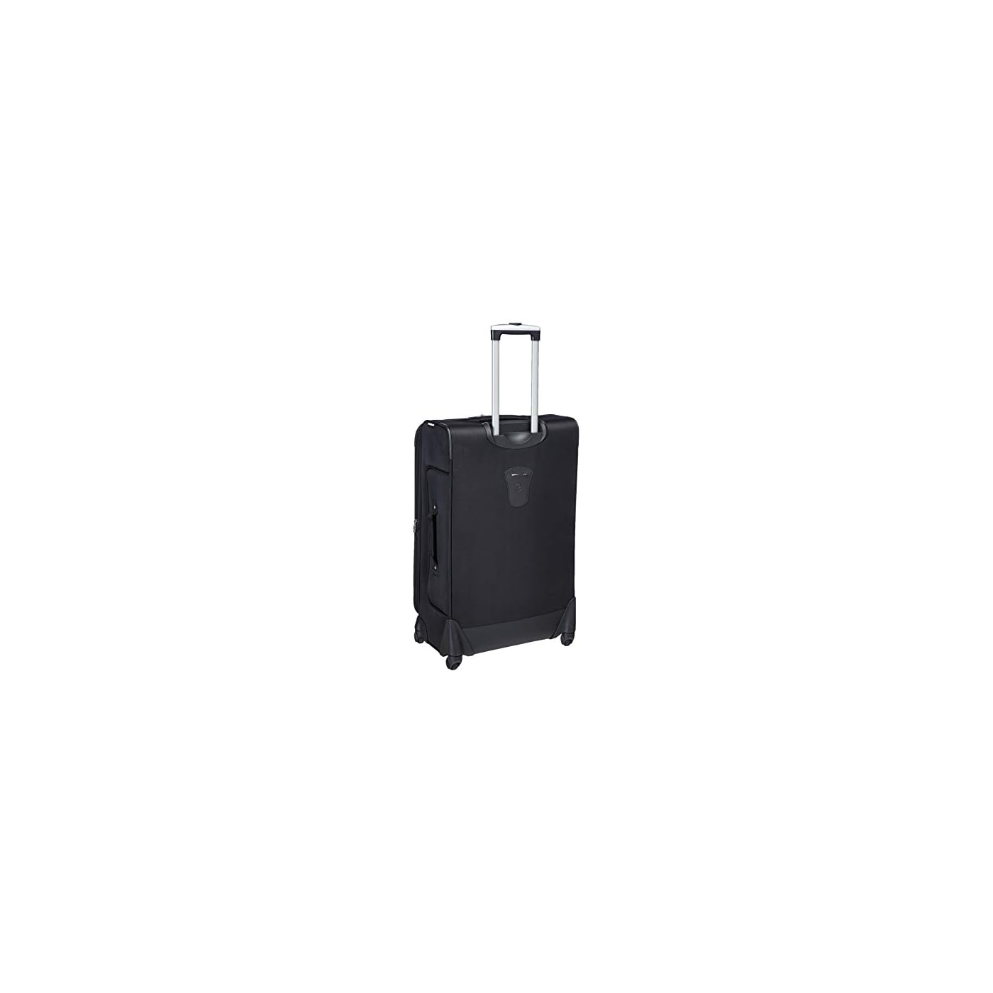 SwissGear Sion Softside Expandable Roller Luggage, Black, CheckedLarge