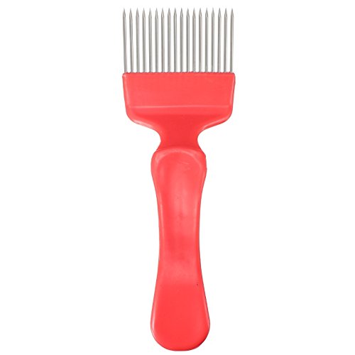 Stainless Steel 21 Pins Uncapping Fork Bee Honeycomb Knife Tines Comb Scratcher Apiculture Supplies Bee Beekeeping Honey Tools