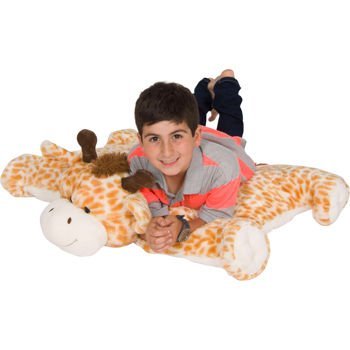 Pillow Chums Giant Giraffe 35 X19 Orange Cream Buy Online In