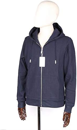 Amazon イレブンティ 鹿の子 パーカー ジップアップ パーカー ネイビー Fe0159 Fel イタリア製 コットン メンズ S トレーナー パーカー 通販
