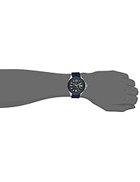 Tommy Hilfiger de los hombres 1791204 Acero Inoxidable Casual Sport Watch con banda de silicona), color azul